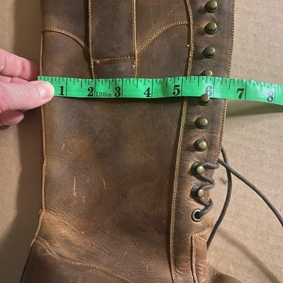 Corset lace up boots proudly hand made in good old Mexico 7.5 - Picture 8 of 8